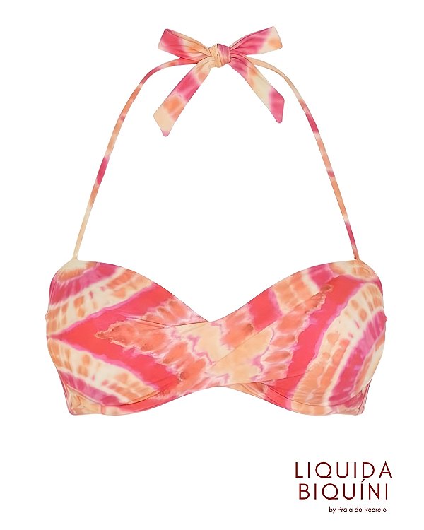 Biquíni com Bojo Tomara que Caia Estampa Taí Dai Tropical
