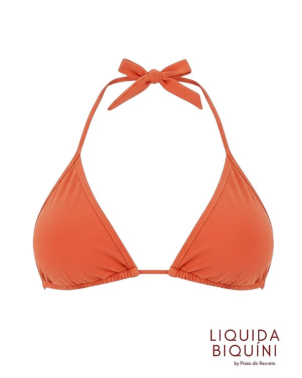 Biquíni Cortininha Básico Laranja