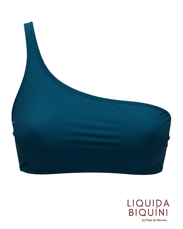 Biquíni Top um Ombro Azul
