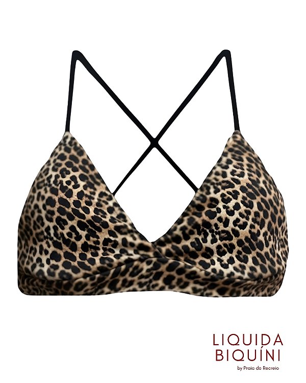 Biquíni Transpassado Cruzado Onça