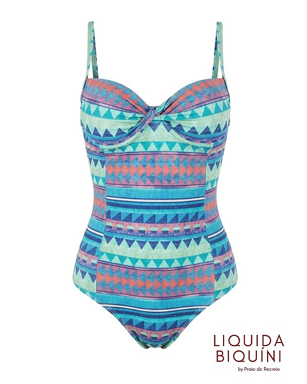 Maiô Madona Estampa Geométrica