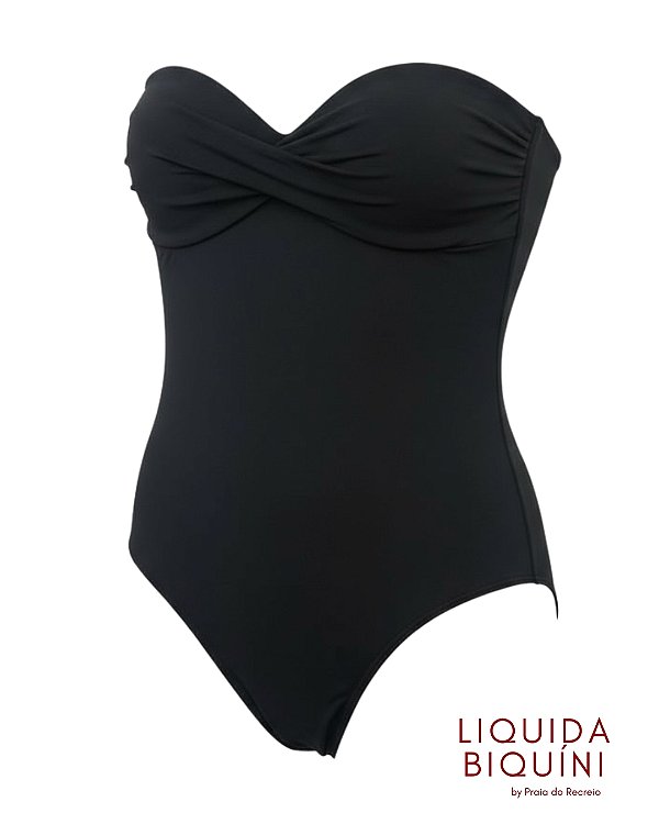 Maiô Tomara que Caia com Bojo Preto