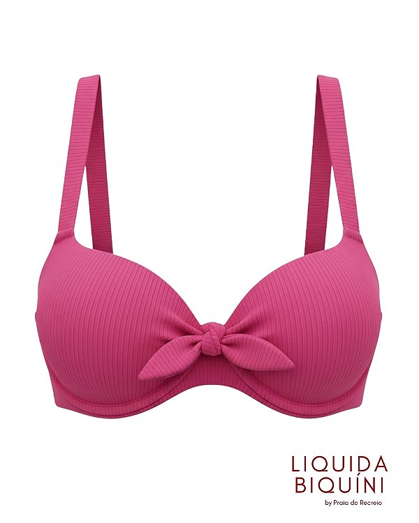 Biquíni Meia Taça Retrô Pink