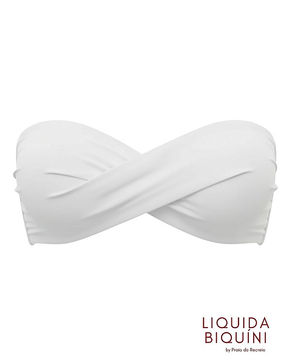 Biquíni com Bojo Tomara que Caia Branco