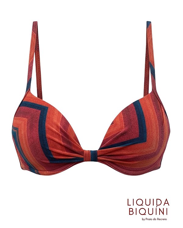 Meia Taça fixo Vip Estampa Big Zag de Lurex