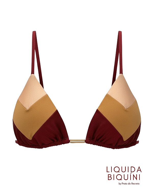 Biquíni Cortininha Básica Recortes Vinho