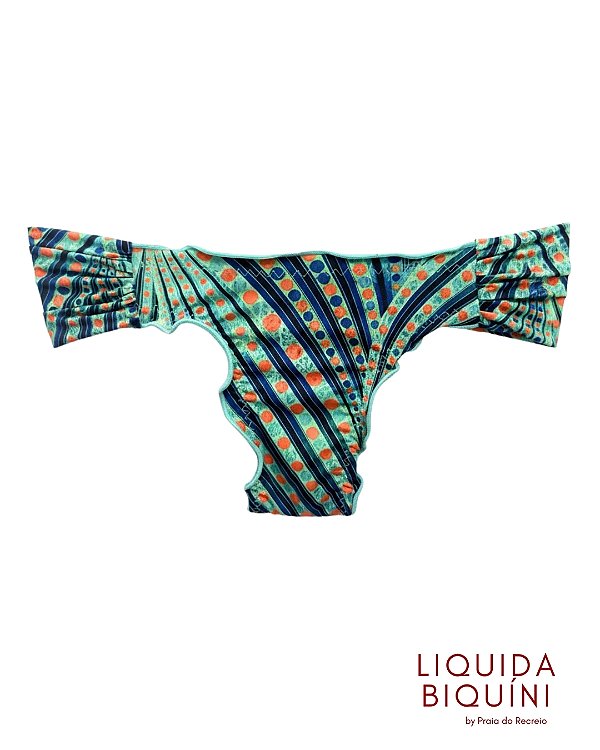 Calcinha Ripple Leque Vip Estampa Pavão