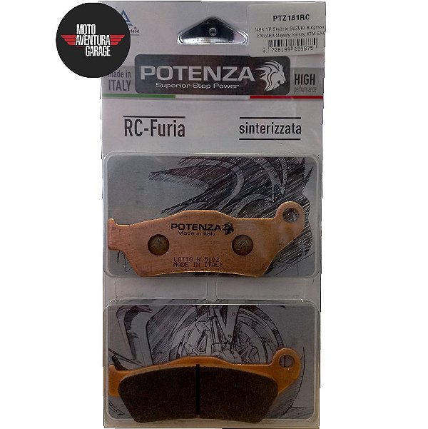Pastilha de Freio Potenza PTZ181RC