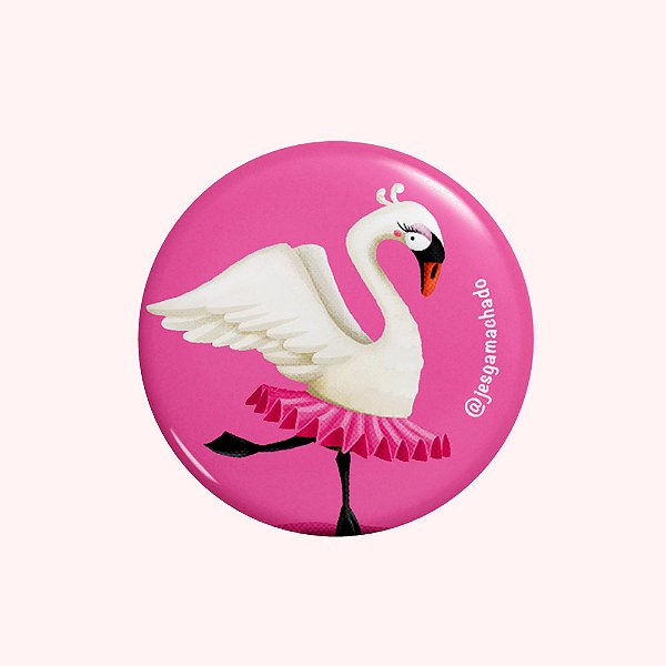 Botton Cisne Bailarina 3,5cm