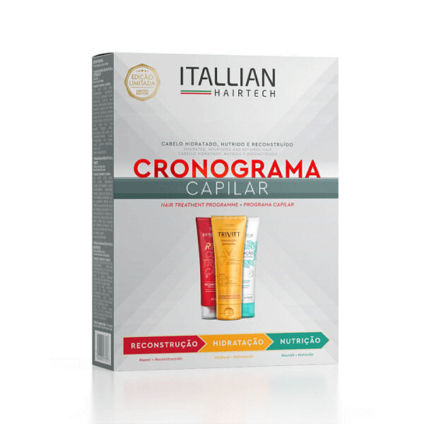 Cronograma Capilar Itallian Hairtech - 3 ítens
