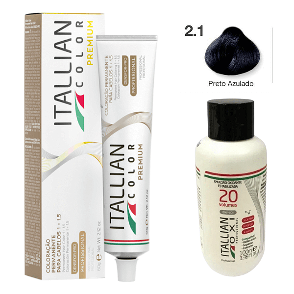 Tinta Itallian Color Profissional 60g - Tons Cinza