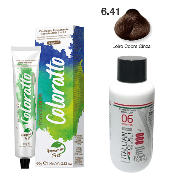 Coloratto Profissional Tinta sem Amônia 60g - Tons Marrom