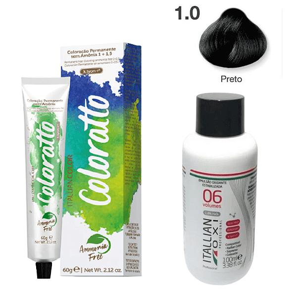 Coloratto Profissional Tinta sem Amônia 60g - Tons Naturais