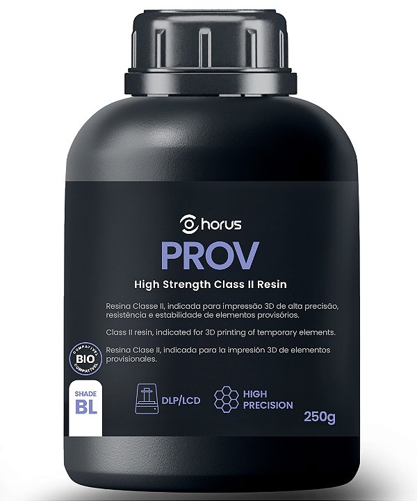 Resina 3D Horus Prov 250g - LCD e DLP
