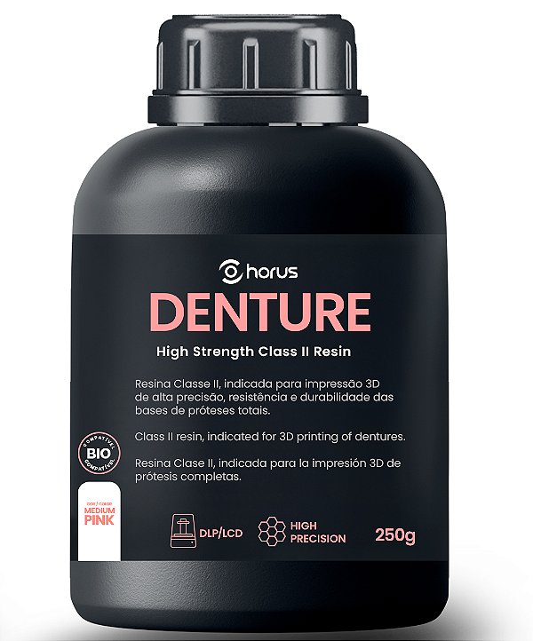 Resina 3D Horus Denture - DLP e LCD