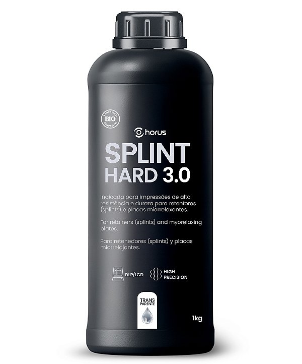 Resina 3D Horus Splint Hard 3.0 - DLP e LCD