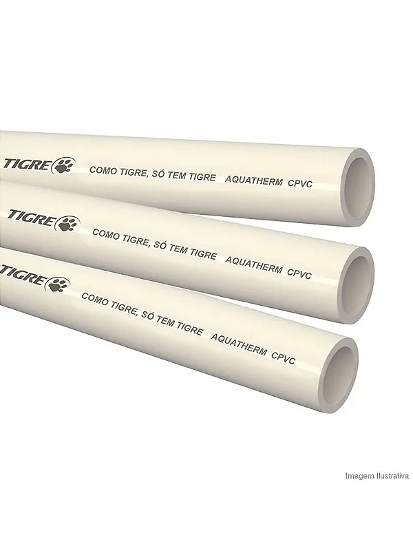 Tubos CPVC Aquatherm 15mm, 22mm, 28mm, 35mm, 42mm, 54mm