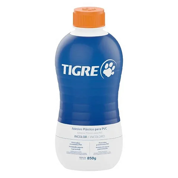 Adesivo Plástico Incolor para PVC 850g da TIGRE