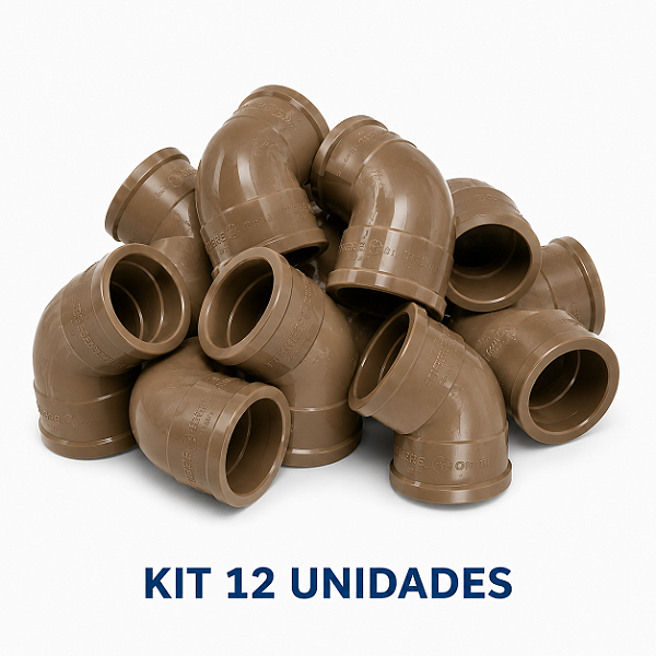 Kit 12 Joelhos 45° Soldáveis 25mm TIGRE