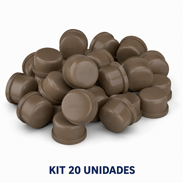 Kit 20 Caps Soldáveis 25mm TIGRE