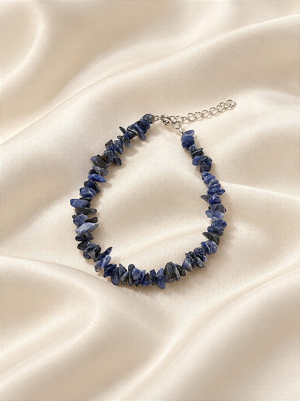 Pulseira Aurora Sodalita Prata 925