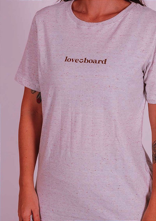 T-shirt off-white desfibrada loveboard
