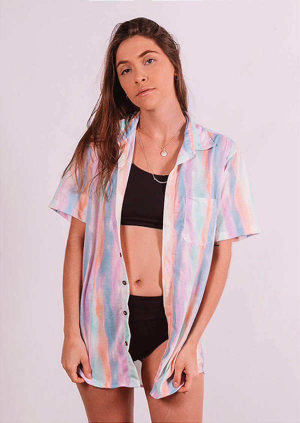 Camisa tie dye listras