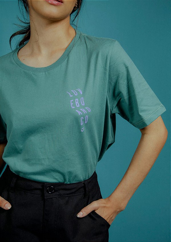 T-shirt verde Loveboard