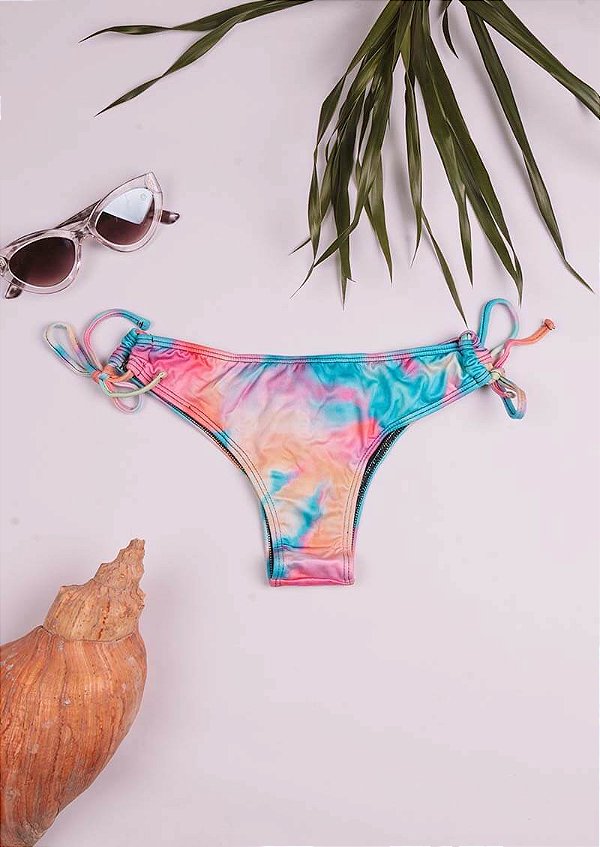 Calcinha lacinho tie dye silveira