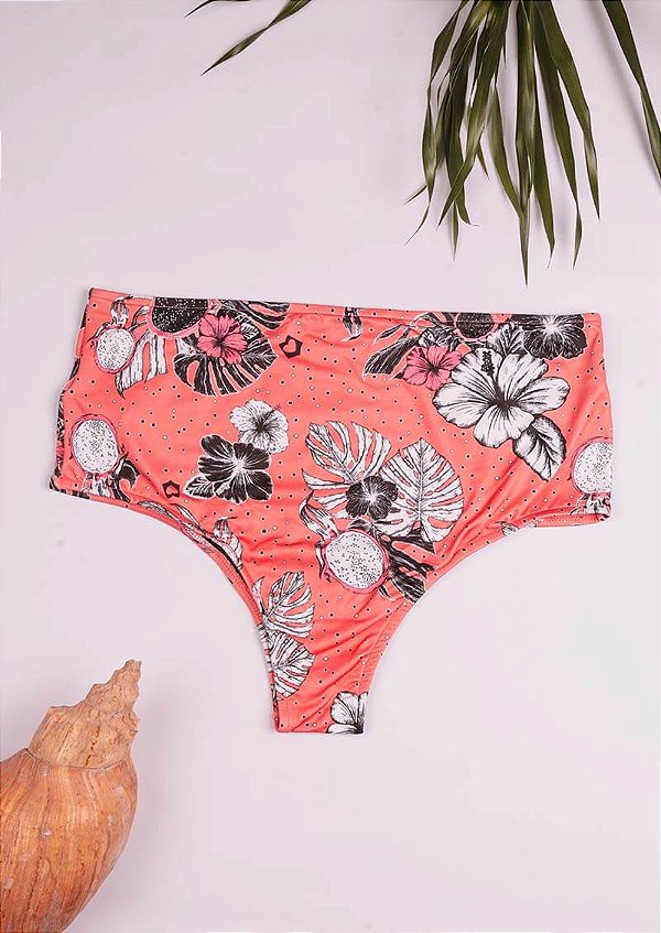 Calcinha hot pant trilha do Rosa