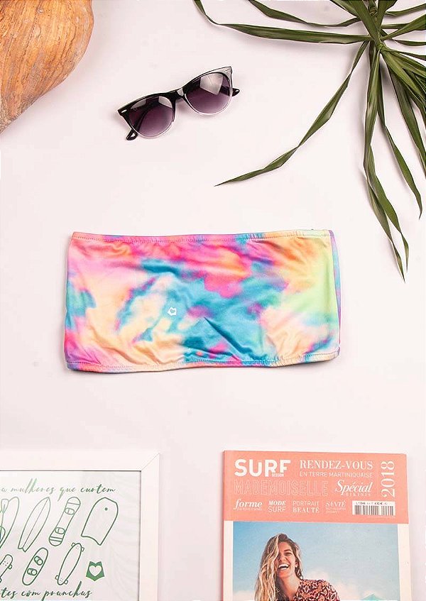 Top faixa tie dye silveira