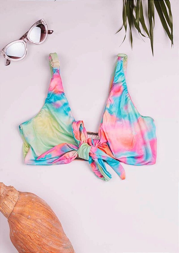 Top transpassar tie dye silveira