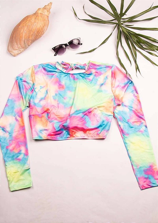 Top cropped tie dye Silveira