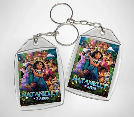 Chaveiros de acrílico personalizados todos os temas