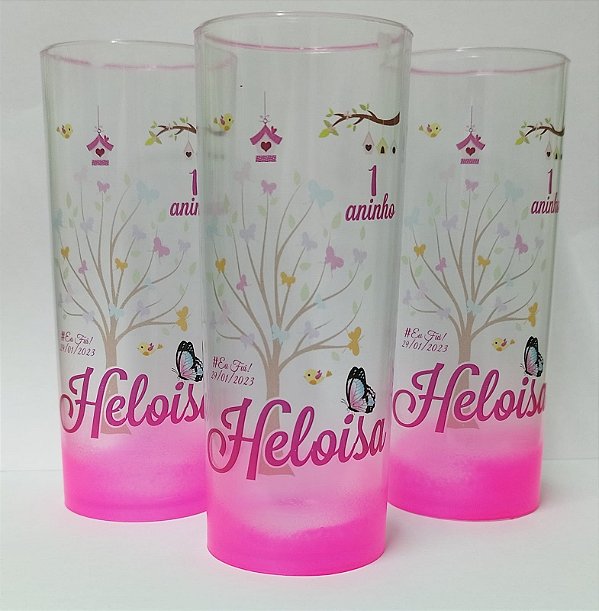 Copo Long Drink degradê Personalizado 325ml