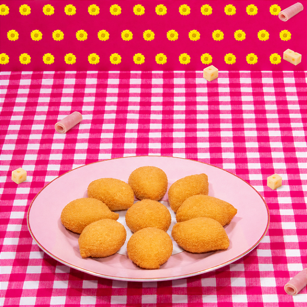 Mini Risole de Presunto e Queijo (30 unidades)