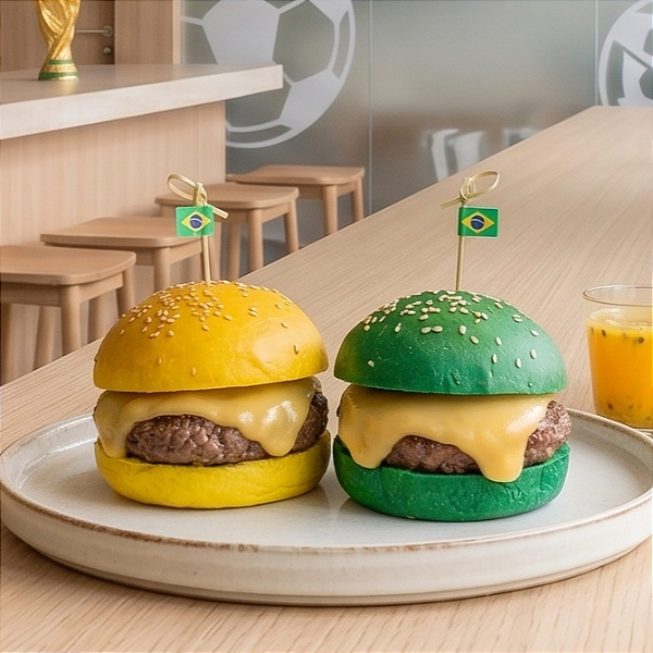Sanduíches Coloridos - Cheeseburger - Copa do Mundo 2026