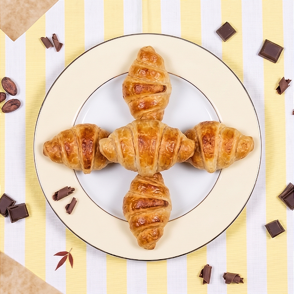 Mini Croissant de Chocolate (30 unidades)