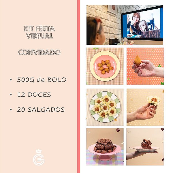 Kit Festa Virtual - Caixa do Convidado