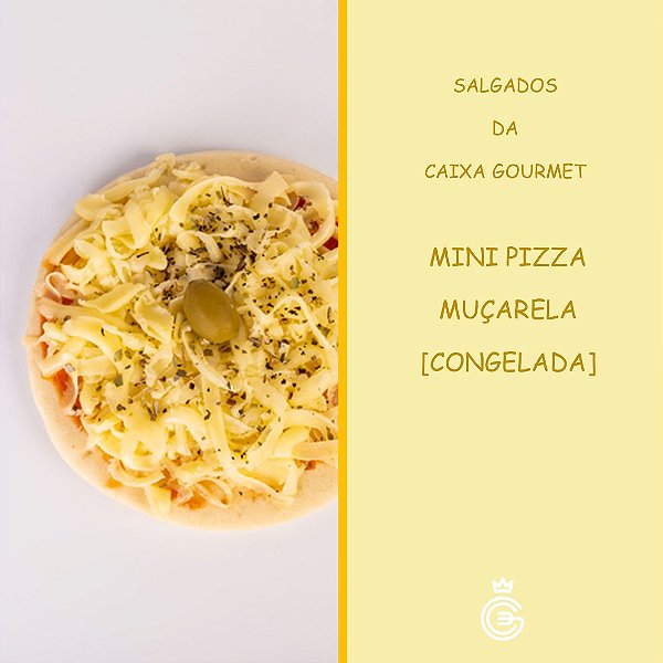 Mini Pizza de Muçarela (24 unidades) - CONGELADA
