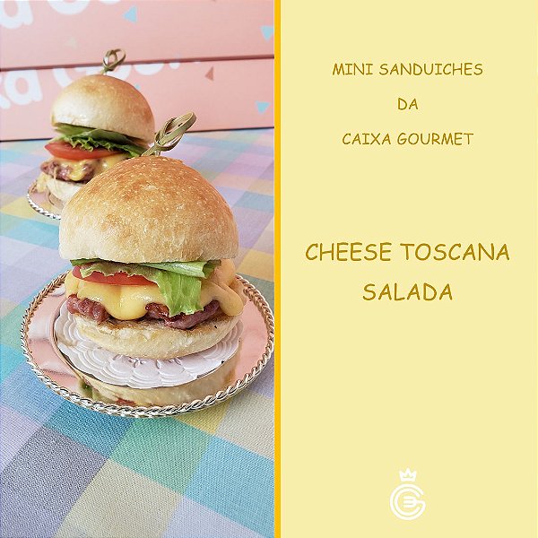 Mini Sanduíche - Cheese Toscana Salada