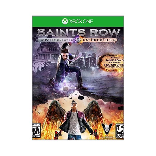 JOGO SAINTS ROW IV RE-ELECTED & GAT OUT OF HELL - XBOX ONE