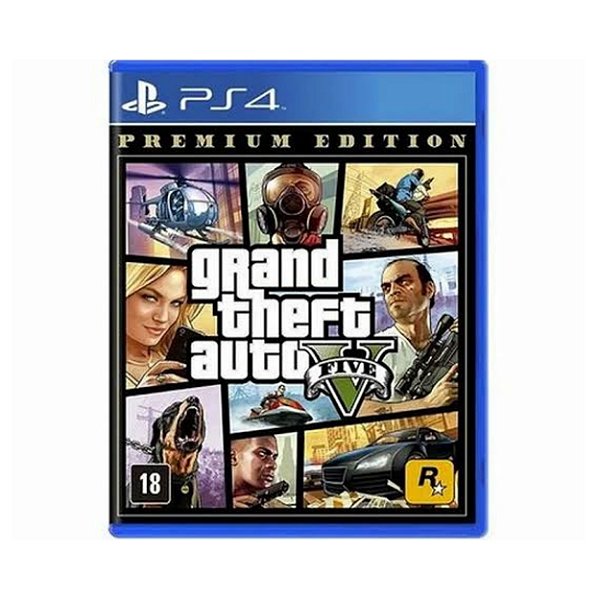 JOGO GTA V PREMIUM EDITION - PS4