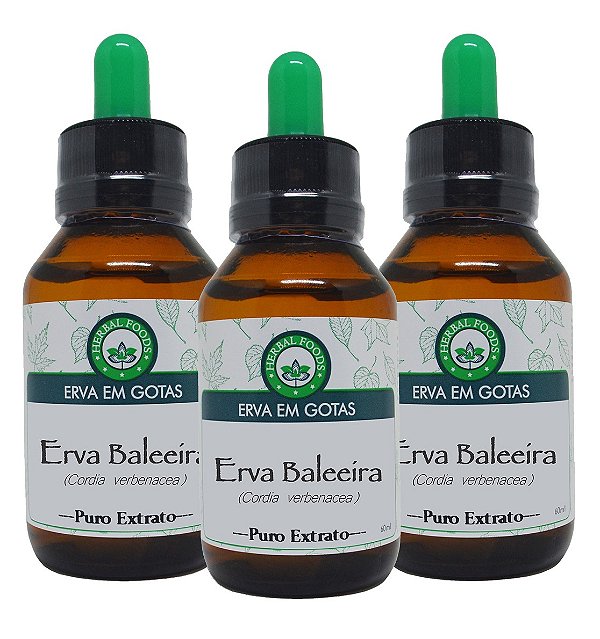 3 Extratos de Erva Baleeira  -  60ml