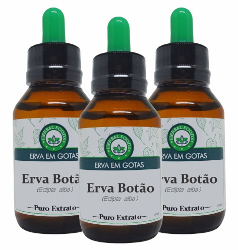3 Extratos de Erva Botão - 60ml