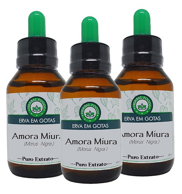 3 Extratos de Amora Miura - 60ml