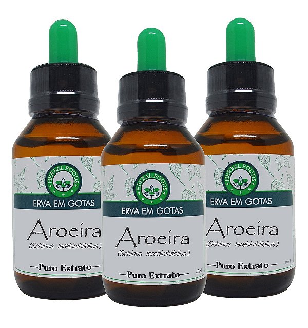 3 Extratos de Aroeira - 60ml
