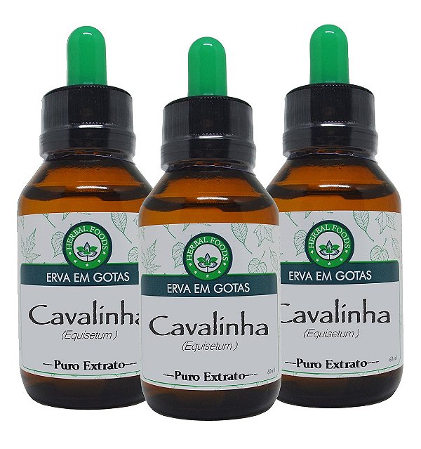 3 Extratos de Cavalinha - 60ml