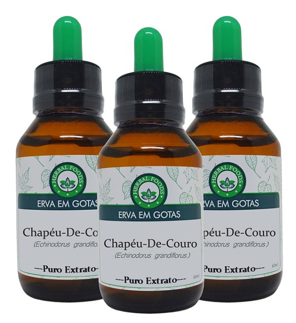 3 Extratos de Chapéu de Couro - 60ml