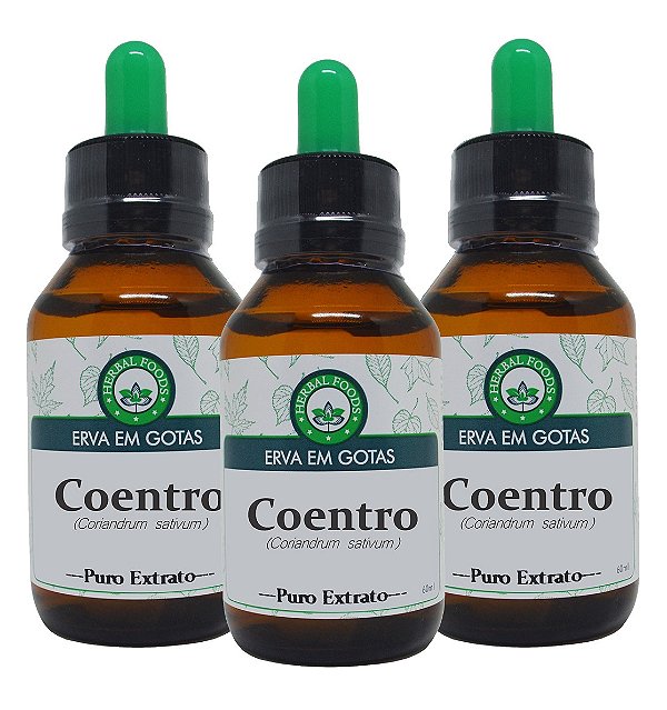3 Extratos de Coentro - 60ml